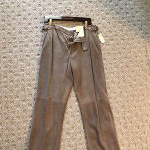 Ralph Lauren Suede pants.